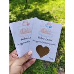 Keresztszülő felkérő kaparós lap