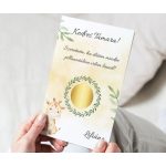 Keresztszülő felkérő sorsjegy - Zsiráf