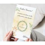 Keresztszülő felkérő sorsjegy - Zsiráf