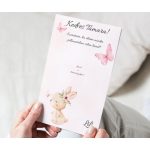 Keresztszülő felkérő sorsjegy - Baba nyuszi