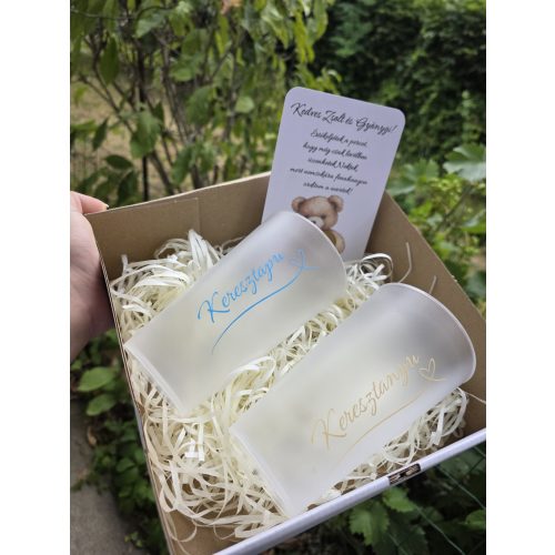 Keresztszülő felkérő szett