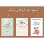 Keresztszülő felkérő szett -pezsgős pohárral, kaparós sorsjeggyel