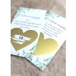 Esküvői kaparós sorsjegy