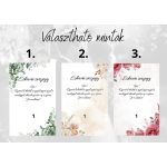 Esküvői kaparós sorsjegy