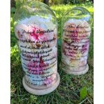 Szülőköszöntő üvegbúra