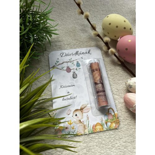 Locsoló pénzátadó kártya