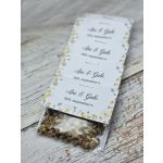 2in1 ültető+köszönő ajándék virágmagok