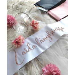 Egyedi lánybúcsús szalag - Saját felirattal