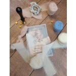 Pausz papíros meghívó - egyedi fényképpel 