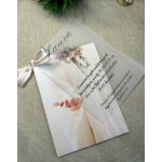 Keresztelő meghívó - Egyedi fényképpel, pausszal