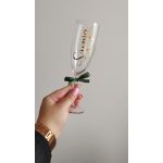 Névre szóló pezsgős pohár