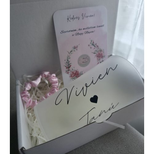 Repoharas Tanú/koszorúslány felkérő box