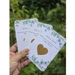 Tanú vagy koszorúslány felkérő kaparós lap